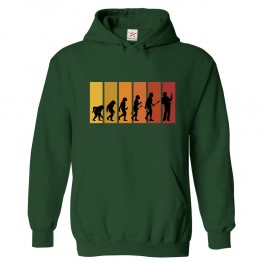 Guitar Music Lovers Evolution Kids & Adults Unisex Hoodie